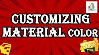 (தமிழ்) How to customizing material colors via Match color Option in sketchup