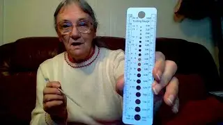 Checking the Gauge of Your Knitting Needles, Sheila's Knitting Tips