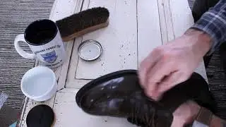 How to spit shine shoes