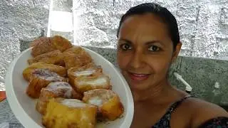 RABANADA TRADICIONAL COM PÃO FRANCÊS!
