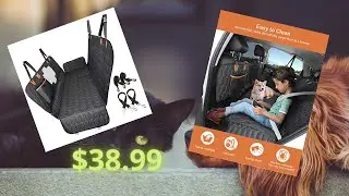 4 in 1 Dog Car Seat Cover, OKMEE Convertible Dog Hammock