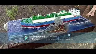 The making of MARAN GAS ULYSSES 68 cm. AT PORT DESIGN