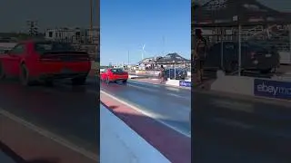Dodge Demon 170 Vs Turbo BMW G80 M4 Drag Racing #hellcat #demon170 #dodge #bmwg80 #bmw #srt