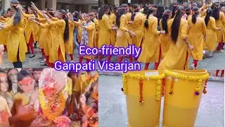 Ganpati Bappa Ki Aaj Vidai Hai | Sabhi Log Khushi Khushi Visarjan Kar Rahe Hain Dhoom Machate 