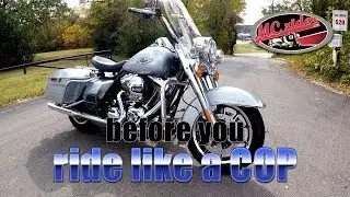 Before you ride like a COP