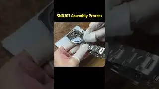 San Martin new vintage SN0107-G men watch QC & assembly process exhibition.