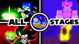 Sonic Corrupted Soul - ALL Stages Completed! (Roblox Gameplay)