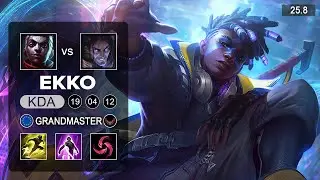 Ekko vs Sylas Mid - KR Challenger - Patch 25.8 Season 15