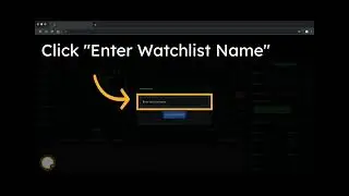 How to create a Custom Watchlist Via Hankox ( Step 5 )