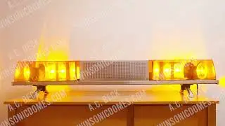 NEW AMBER FEDERAL SIGNAL TWINSONIC LENSES REPRODUCTION REPLACEMENT DOME  PURCHASE BELOW