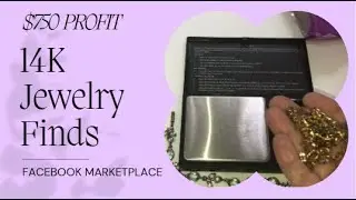 $750 profit in 14K Gold Jewelry from Facebook Marketplace