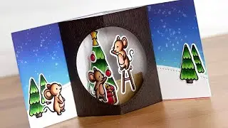 Holiday Center Picture Window Card with Mindy