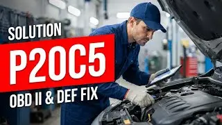 КАК ИСПРАВИТЬ ОШИБКУ P20C5 OBD II (Обрыв цепи управления нагревателем восстановителя D - Ремонт с...