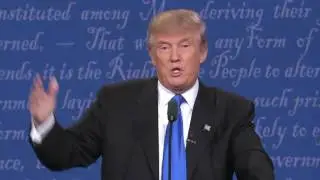 Pres. Debate - Trump on Obama's birth certificate