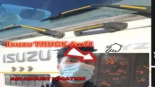Isuzu Truck Cyz air adjustment location #etstutorialvlogs #brakeproblem #airsystem