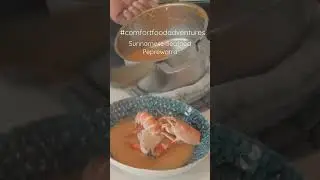 Surinamese seafood Peprewatra #comfortfoodadventures #comfortfood #youtubeshorts #suriname
