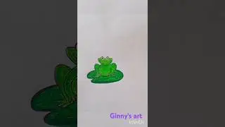 easy frog drawing#rainyseason #frogdrawing #drawingtricks #rainydaystatus