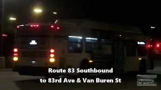 2014 Valley Metro New Flyer C40LFR Bus #5050 (Route 83 83rd Ave)