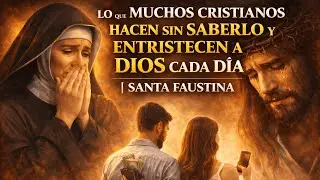 Lo que muchos cristianos hacen sin saberlo y entristecen a Dios cada día | Santa Faustina