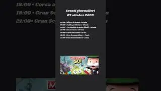 MonopolyGO! &bull; Eventi giornalieri ⚠️⚠️⚠️ #shorts #monopolygo #scopely #hasbro #events #game