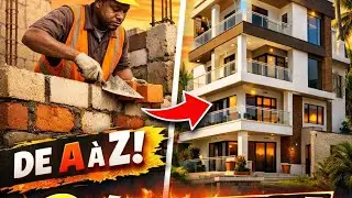 Comment construire une maison en Afrique. Étape par étape ( ce qu'on ne vous montre pas)
