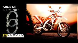 SMX 250 Gilera, Aro de aluminio W Standard 215x18
