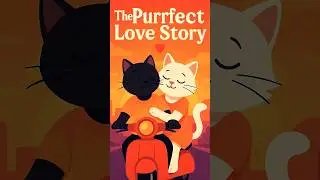 The Purrfect Love Story 🐾💖 | Adorable Cat Animation #cartoon #cat