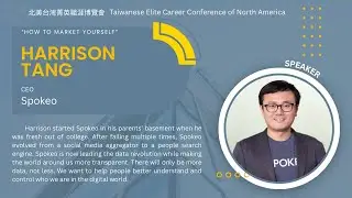 2023 CTUSA TECCNA - &ldquo;How to Market Yourself&rdquo; - Harrison Tang - CEO - Spokeo