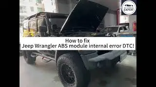 How to fix Jeep Wrangler ABS module internal error #carrepair #supercars #abs #jeep