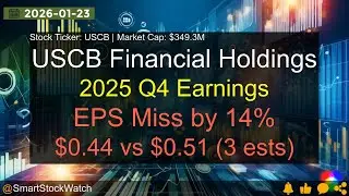 USCB Financial Holdings (USCB|$349.3M) - 2025 Q4 Earnings Analysis