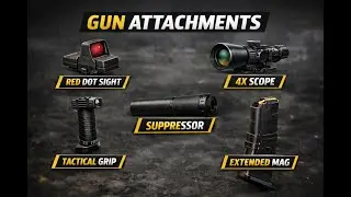 BGMI Best Gun Attachment Settings 😱 | Improve Aim & Recoil (Hindi) i phone 15+,15,14+,14,13,12,Xr...