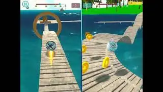 Rolling Balls Sea Race gameplay10#games #rolling #gaming