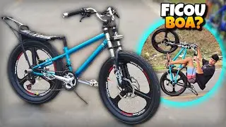 SER&Aacute; QUE MINHA BIKE MONTADINHA ARO 24 FICOU BOA SEM BANCO XR/MOBILETE