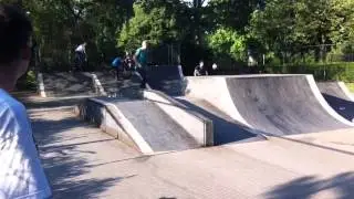 Funny skateboard bail