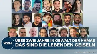 ISRAEL: &Uuml;ber zwei Jahre in Gewalt der Hamas! Diese 20 Geiseln haben den Krieg in Gaza &uuml;berlebt