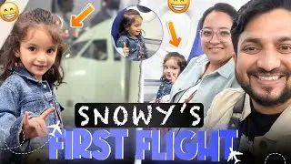 Snowy&rsquo;s First Flight! ✈️