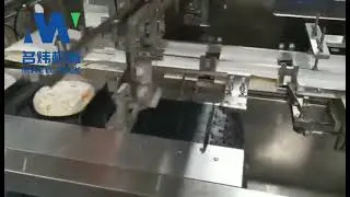 Flatbread pie carton new automatic mechanical arm cartoning machine