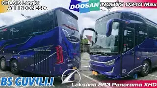 LANGKA! Inobus D 340 BS Guvilli + Laksana Panorama XHD, Bus Buatan Lokal!