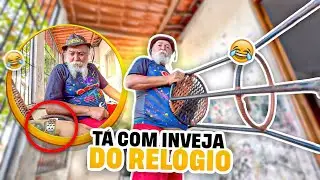 LUIZ DO SOM TA COM INVEJA DO RELÓGIO QUE SEU SILVA DEU A MANETIKIN | MANETIKIN