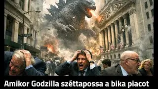 Amikor Godzilla sz&eacute;ttapossa a bika piacot