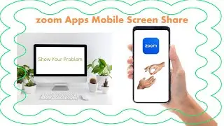 Share Screen in Zoom Apps By Android Mobile 2024 | Nirobodhi Tech
