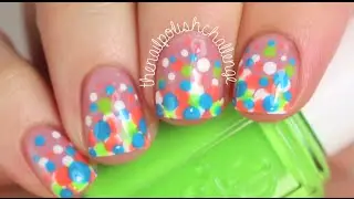 The Nail Polish Challenge: DIY Dotted Confetti Nail Art