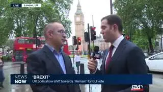 Tom Gross in London's Parliament Square on the Brexit referendum, 23.6.16