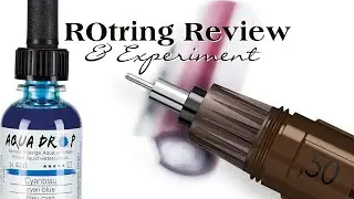 ROtring Review & Experiment (Watercolor)
