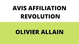 Avis Formation  Affiliation  R&eacute;volution  d'Olivier ALLAIN