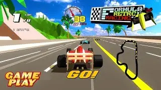 Formula Retro Racing ★ Gameplay ★ PC Steam game 2020 ★ Ultra HD 1080p60FPS