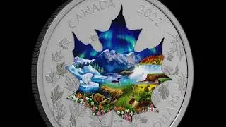 3 oz. Pure Silver Coin &ndash; Canadian Collage &ndash; Mintage: 3,000 (2022)