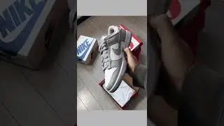 Nike Dunk Low Grey Fog White #nike #nikedunk #nikedunklow #dunklowgreyfog #sneaker #streetstyle