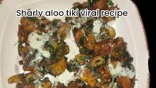 Sharly aloo tiki # easy snacks 😋 crepe#viral  video #viral #recipe 