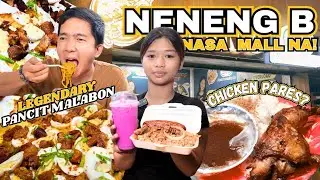 NENENG B nasa MALL na, BILA-BILAO na PANCIT MALABON at CHICKEN PARES | KAFOODTRIP